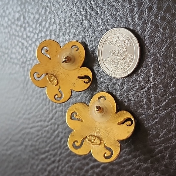 VTG Robert Rose earrings - Picture 7 of 7